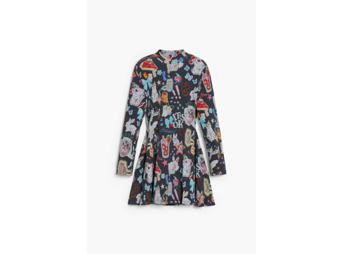 Robe À Manches Longues En Maille – Fille