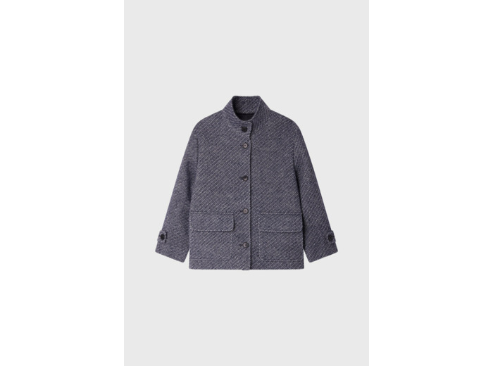 Manteau court à col montant - LYSIANE