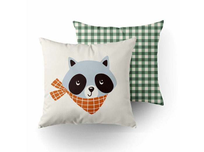 Taie d'oreiller enfant Les Louveteaux | Tradition des Vosges