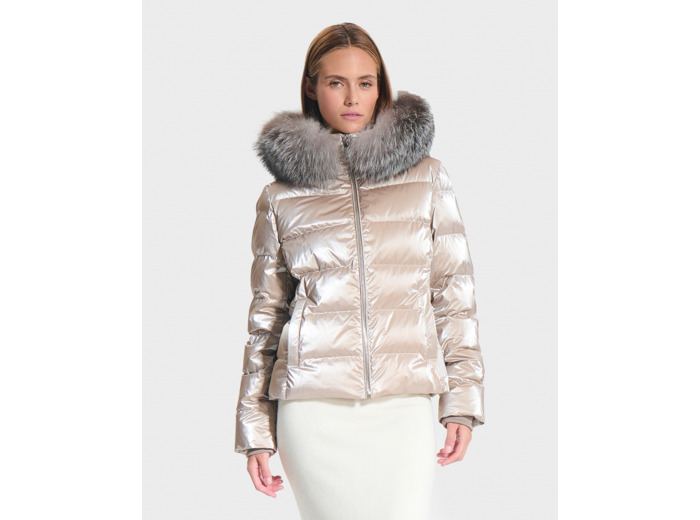 Doudoune Daly Marron glacé en Polyamide