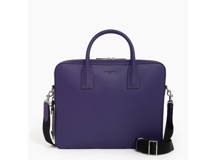 Porte document slim 14 Emile en cuir monogramme