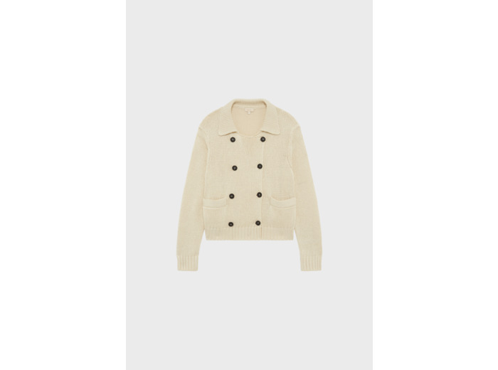 Gilet croisé à col polo - JADE