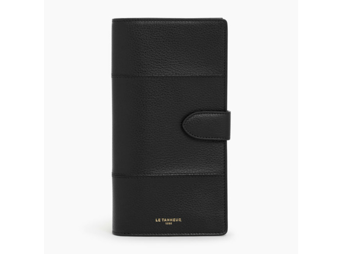 Porte chéquier Juliette en cuir grainé