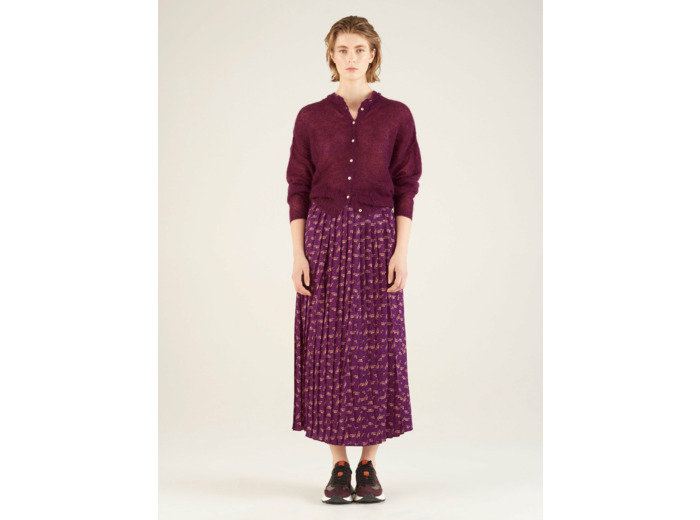Jupe violet chardon