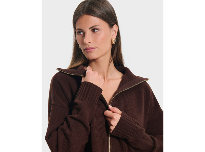 Pull Nabu Chocolat en Laine