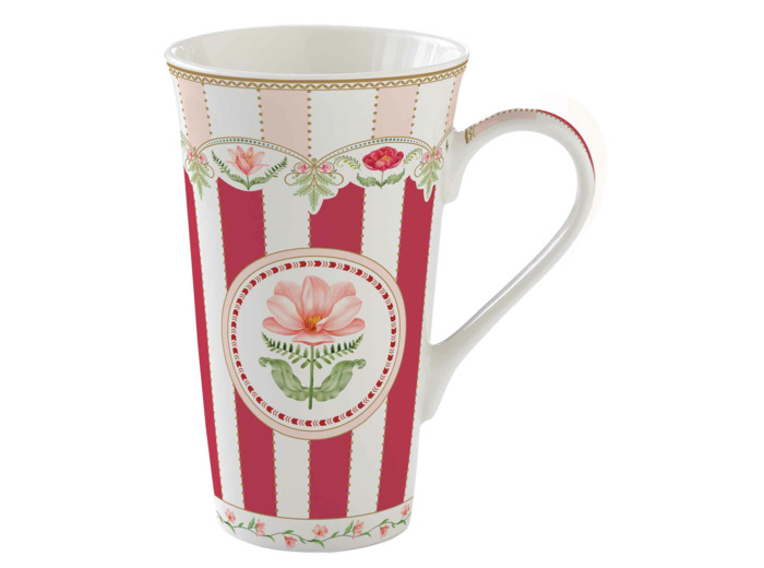 FLOWERY Coffret mug 60cl porcelaine