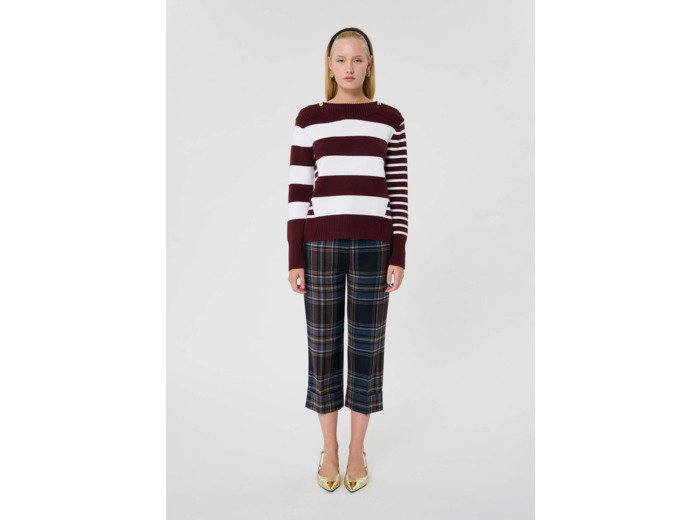 Pull Poetesse Bordeaux en Polyester