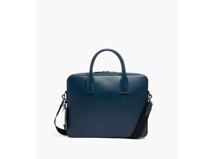 Porte document slim 14" Emile en cuir liégé