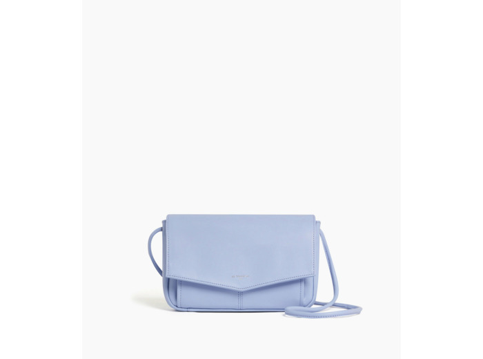 Pochette avec bandoulière amovible Charlotte en cuir lisse
