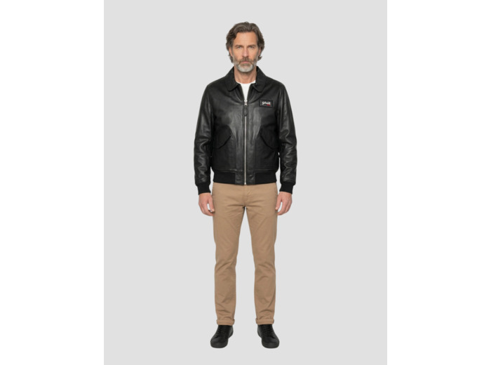 Blouson CWU, cuir d'agneau