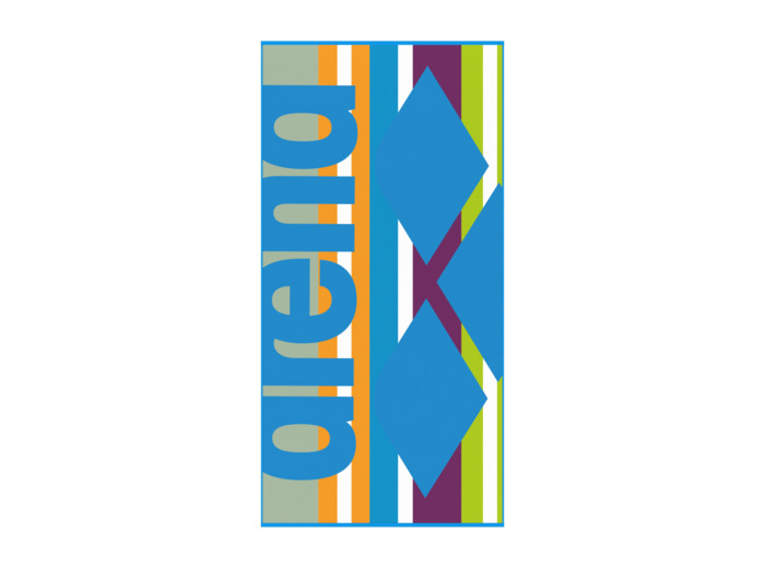 Serviette en velours de coton arena Big Logo