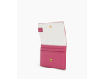 Porte cartes à rabat Emilie en cuir signature T
