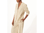Veste rayure naturelle