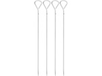Petites brochettes pour barbecue ensemble de 4 pièces