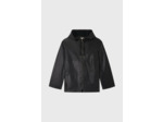 Blouson en cuir à capuche - JANICE