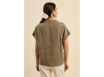 Blouse en lin Col V
