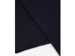 Écharpe En Laine Bleue dark blue