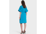 Robe Romille Bleu en Polyester