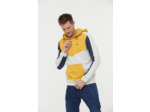 Hoodie graphique «color block» zippé