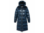 Doudoune brillante longue à capuche SCHOTT BELSTARSH2W