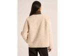 Manteau réversible fausse fourrure faux suède