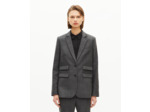 Veste tailleur en pied de puce noir et gris black