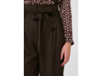 Pantalon Pia Chocolat en Laine Vierge