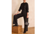 Pantalon droit en lurex MONA