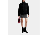Doudoune Courte En Tweed Noire black