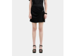 Jupe Courte Noire En Crêpe Avec Zip black