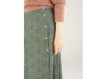 Jupe fleurs bleues