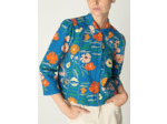 Veste lana botanic denim