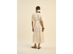 Robe longue en dentelle