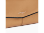 Compagnon zippé Charlotte en cuir lisse métallisé