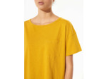 T-shirt ocre jaune