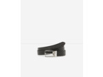 Ceinture En Cuir Noir Réversible À Boucle Simple black