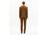 Veste de costume en laine marron tabacco