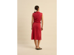 Robe chemise avec lien à nouer