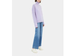 Pull Col Cheminee Et Patte Boutonnee light purple