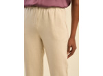 Pantalon 7/8 coton & lin