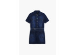 Robe À Manches Courtes En Denim – Femme