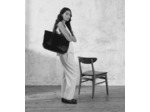 Sac cabas Grâce en cuir grainé