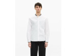 Chemise A Manches Longues Col Officier white