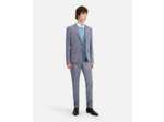 Veste de costume fit crante light blue