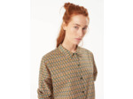 Chemise rose / moutarde