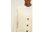 Gilet à torsades en laine - ELOISA