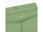 Portefeuille zippé Charlotte en cuir lisse