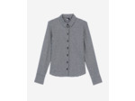Chemise à carreaux vichy black white