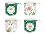 BOTANIC CHIC Coffret 4 mugs 30cl