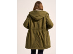 Parka longue à capuche